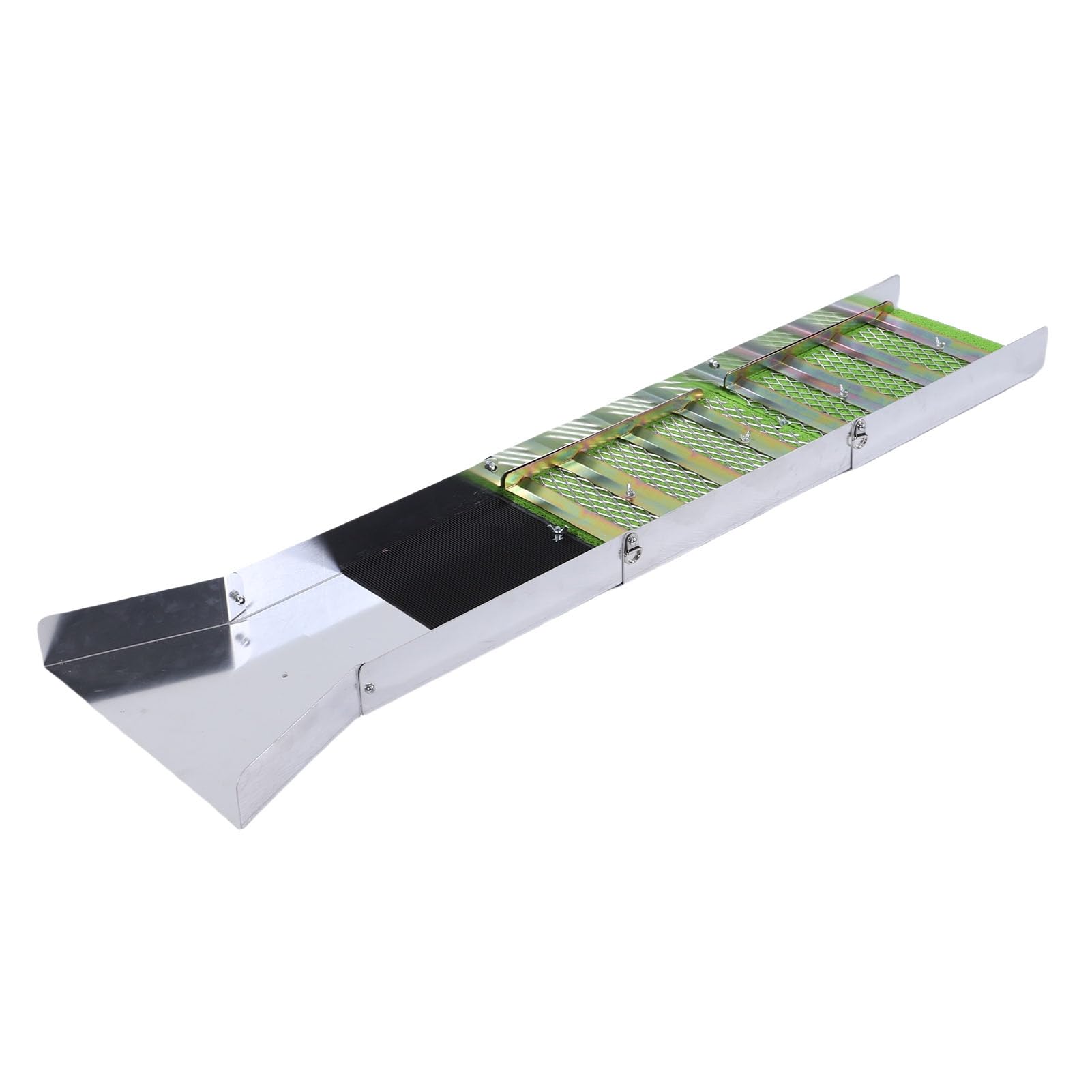 Aramox Goldwaschset, Zusammenklappbare Schleusenbox aus Aluminiumlegierung, 50 Zoll, Tragbare Schürfausrüstung, 29-teiliges Bergbauwerkzeugset für Erwachsene, Outdoor-Erkundung von River Creek