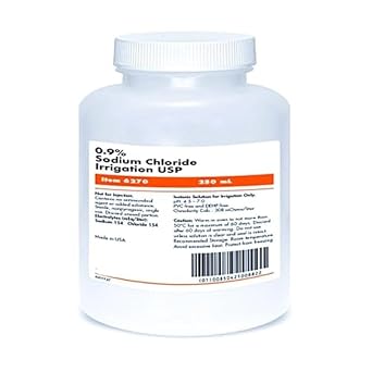 Generic NA 250ml 8.5 fl oz Sterile Saline Solution
