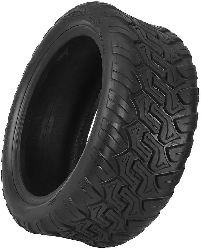 Pneu de scooter elétrico de 10 polegadas 85/65-6,5 sem câmara off-road pneu de substituição para todos os terrenos compatível com Kugoo G-Booster G2 PRO Balance Car, preto