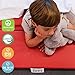 ECR4Kids Premium Folding Rest Mat, 3-Section, 2in, Sleeping Pad, Blue/Red