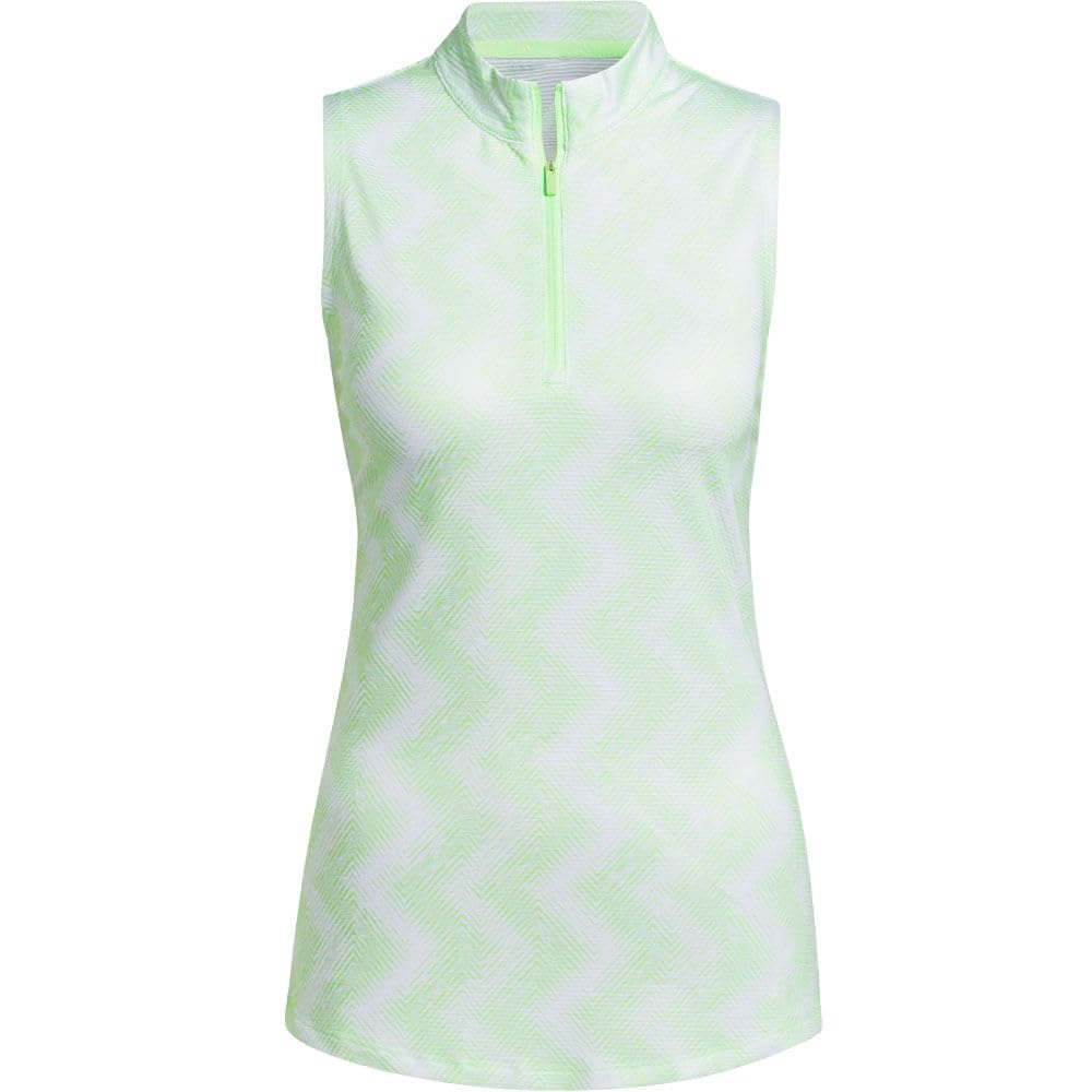 adidas Women's Ultimate365 Ottoman Printed Sleeveless Polo Shirt
