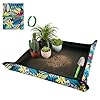 Repotting Mat for Plant Transplanting and Mess Control 29.5″x 29.5″ Oxford Fabric Waterproof Potting Foldable Indoor Portable Gardening Tray Unique Gifts Lovers