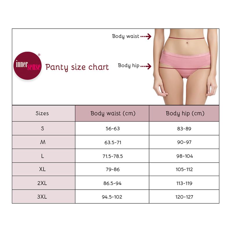 Image of Inner Sense Organic Cotton Bamboo Overlap Maternity Panties | After delivery Panties for Women | Full Coverage, Pregnancy Panty for Women I Maternity wear Skin