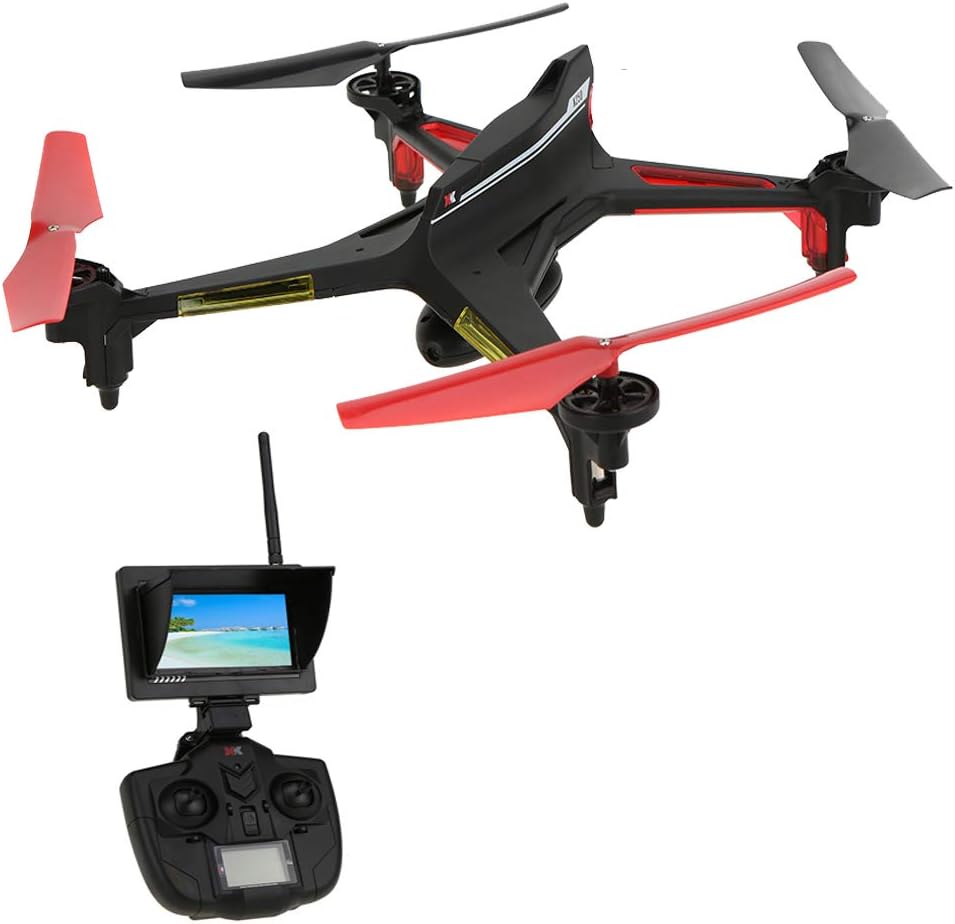 Goolsky XK Alien X250A Drone 2.4G 4CH 6-Axis Gyro 2.0MP Camera 5.8G FPV RC Quadcopter with One Key Roll Headless Mode One Key Return Function