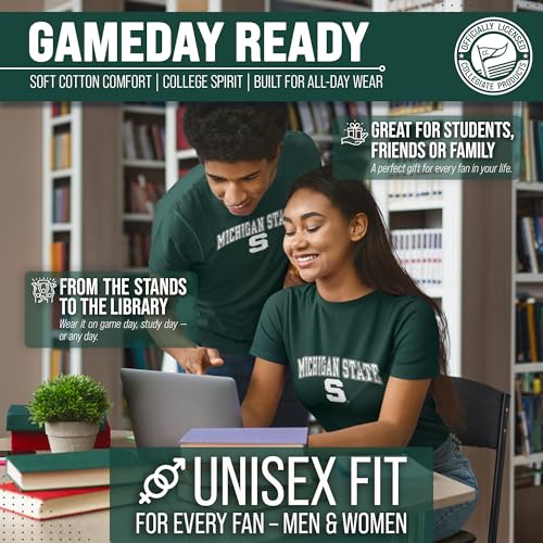 Image of NCAA Gameday Cotton T-Shirt for Men and Women | Officially Licensed NCAA Tee - Preshrunk Ring-Spun Cotton - Screen-Printed Team Logo