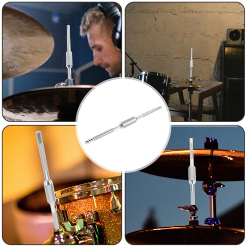 Soporte de extensión doble para cowbell de batería metal miniatura 7