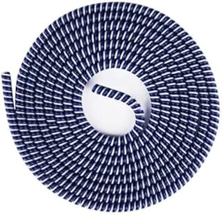 MySouq-Store 1Pcs Roll 1.4m Laser Color USB Charging Data Cable Protector Anti-break Spring Protection Rope Wire Cord Rope Earphone Bobbin Winder (Random Color May Apply)