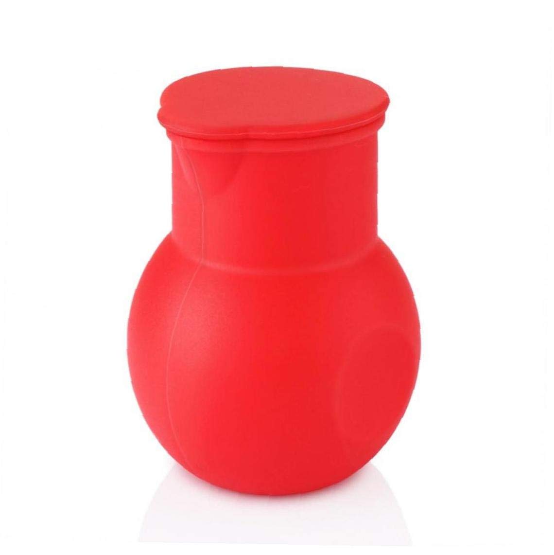 Fondoir à Chocolat En Silicone 2 Pièces Rouge Et Vert - Micro-ondes, Parfait Pour Faire Fondre Chocolat, Beurre, Bonbons Et Sauces