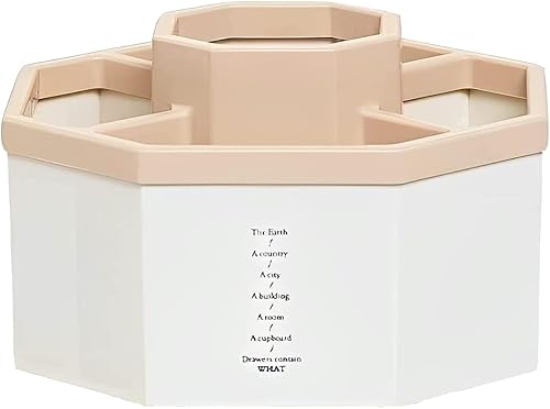 Organizador de escritorio, soporte para lápices de escritorio, 5 compartimentos, organizador estacionario de escritorio, caja de almacenamiento de