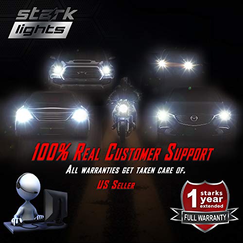 Stark Industries 5202 APX Series 90W LED Headlights Conversion Kit 6000K White IP68 Waterproof - Thumbnail 7