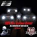Stark Industries H8/H9/H11 APX Series 90W LED Headlights Conversion Kit 6000K White IP68 Waterproof