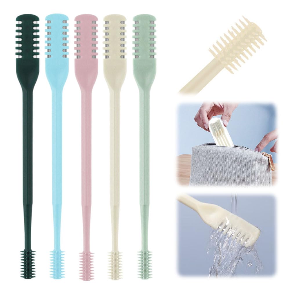 Nasal Hair Cutter 2026 New Portable Travel Essentials Nose Hair Trimmer for Men Women Double Sided Manual Nose