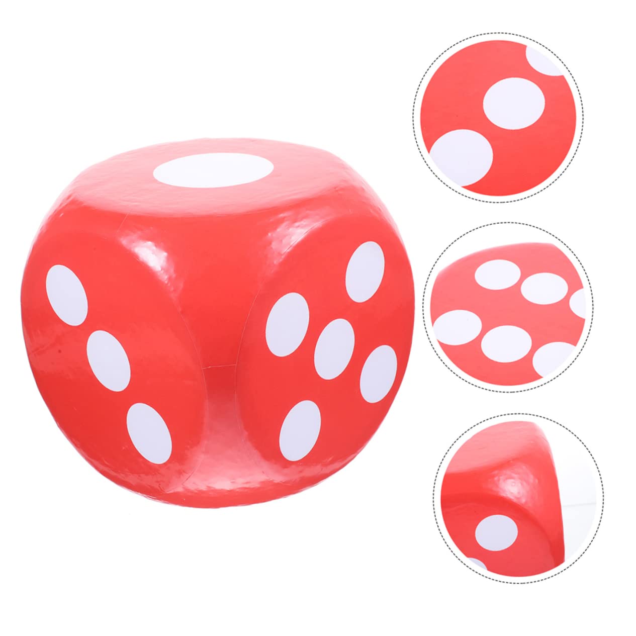 Kisangel Dadi Giganti Di Schiuma Da 20 Cm, Dadi Colorati Per Giochi Educativi e Feste, Dado Leggero e Portatile Per Attività Ludiche in Casa, Scuola e Riunioni Sociali