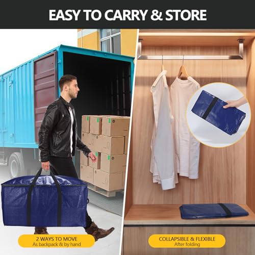 50% Off Extra Large Storage Bags Set with Backpack Straps - Image 6