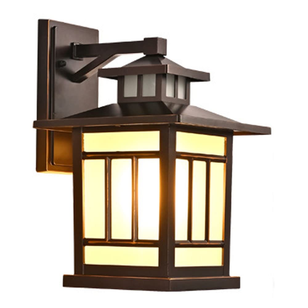 Kbuukyyxouy B Outdoor Wall Lamp Wall Lamp Aluminum Simple Outdoor Gate Garden Lamp Courtyard Door Lamp Wall Lamp Waterproof Rainproof Rust Alcony Lamp Aisle Lamp Exterior Light Fixture(B)