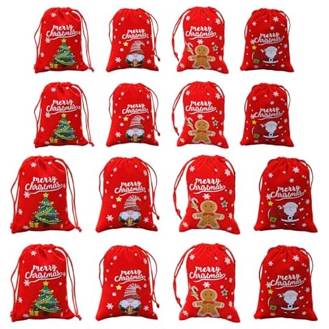16 Christmas Sacks for Toys and Gifts Cover