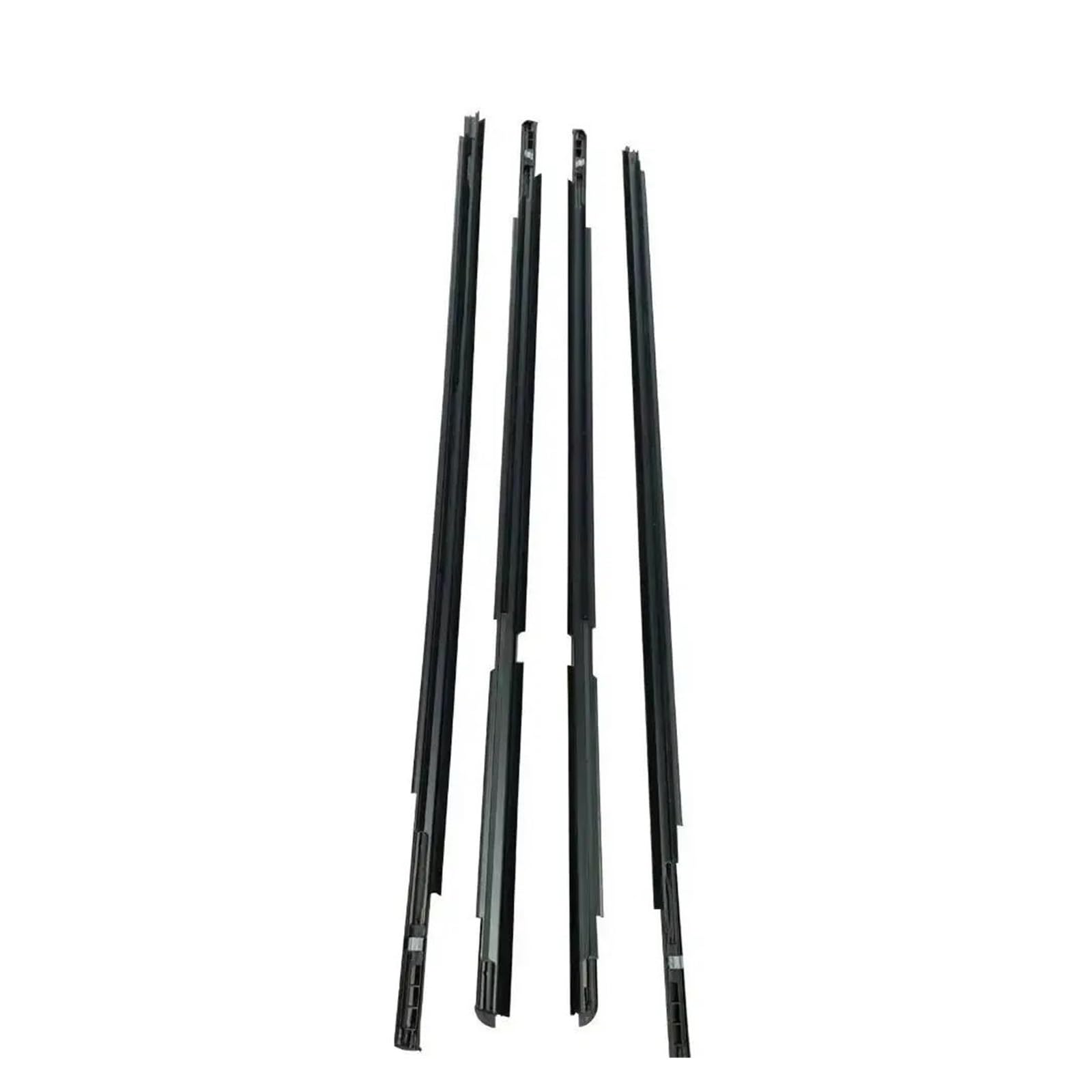 Diqxlgs One Color 4Pcs Window Weatherstrip For Toyota For Yaris Hatchback 2006-2013 Front Rear Outer Side Glass Rubber Sealing Strips