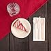 Birchware Disposable Wooden Spoons (100 count), 6.5