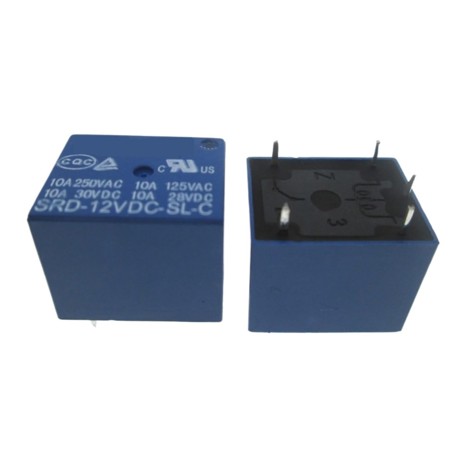 DSZUJTYROP 12V Relay SRD-12VDC-SL-C SRDDC12VSLC SRD 12VDCSLC 12VDC DC12V 10A 250VAC 5PIN Relay(100PCS)
