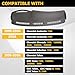 KUAFU Upper Dashboard Cover Compatible with 1999-2006 Chevy Chevrolet Silverado Avalanche Suburban Tahoe GMC Sierra Yukon XL Dashboard Cap Top Pad ABS Plastic Gray