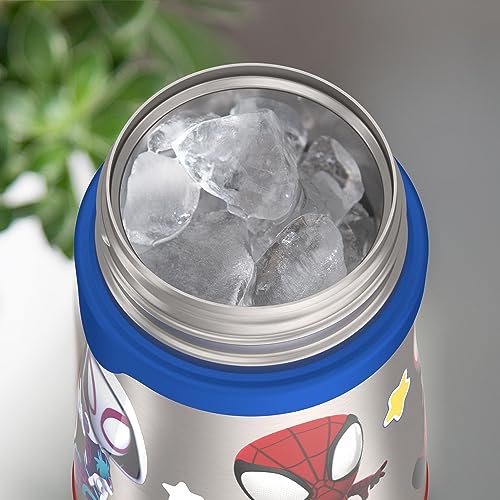 Image of THERMOS Vacuum Insulated Stainless Steel 10oz Straw Bottle, Spidey and His Amazing (Pack of 3)