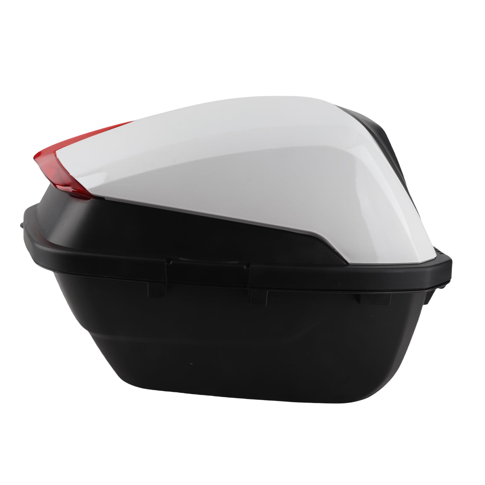Bauletto Posteriore per Moto di Grande capacità Impact Tail per Scooter Bianco Non Preoccuparti Bagnato Rai Bauletto da Viaggio per ScooterBaule Posteriore per ScooterBaule per ScooterMoto