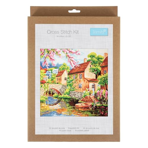 Trimits Large Cross Stitch Kits, Counted Embroidery Needlework for Adults Beginners Kids Christmas Gifts Wall Art - Image 2