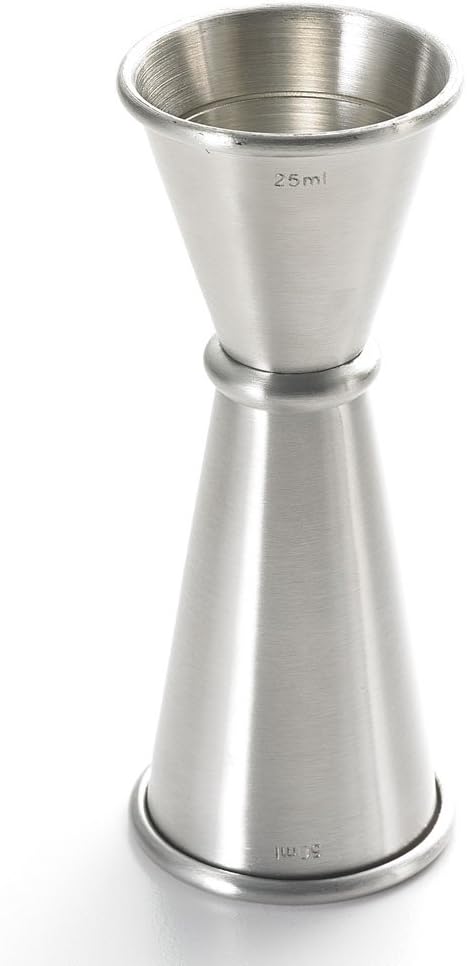 Barfly Japanese Style Jigger, 25 ml x 50 ml, Stainless