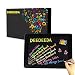 DEEDEEDA LED Message Writing Board, Neon Glow Drawing Board, Sparkle Illuminated Flashing Erasable Neon Effect, Acrylic Kids Colorful Doodle Pad, For Shop/School/Bar/Decoration/Promotion/Cafe