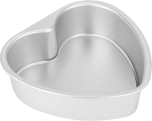 Miniatura 8 de Molde para tartas en forma de corazón, bandeja para pastel de queso, bandeja de pastel de corazón con parte inferior extraíble de aleación de