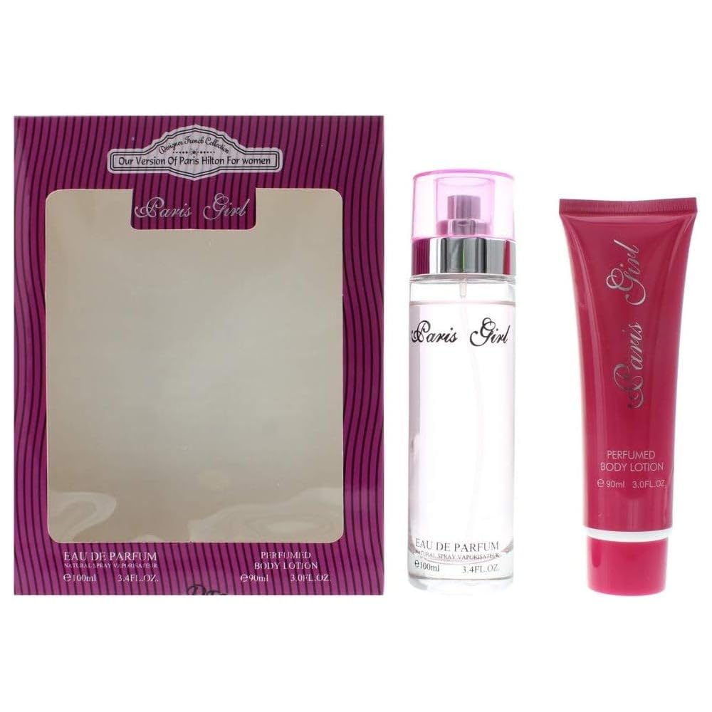 Designer French Collection Paris Girl Eau De Parfum Gift Set 2 Pieces