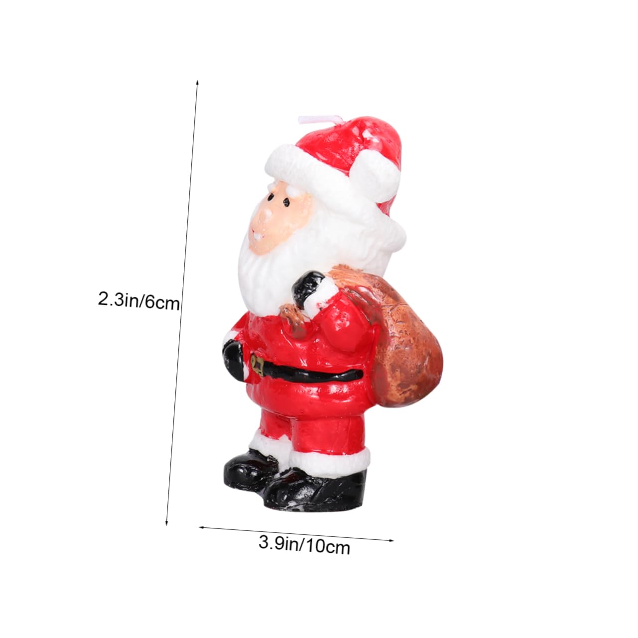 HOLIDYOYO Creative Christmas Candles Santa Shape Decorative Candles for Room Christmas Party Decorations Random Style