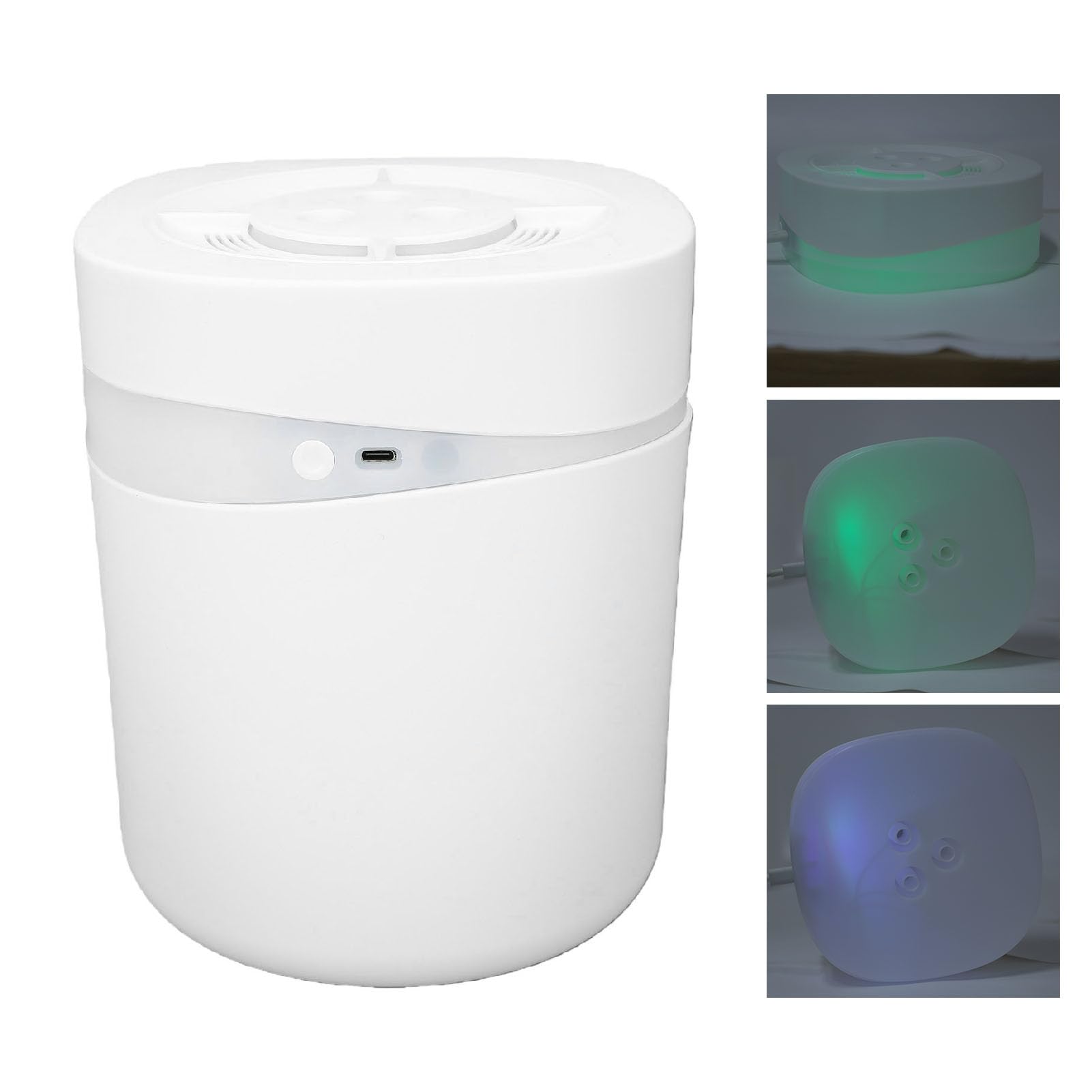 Luocute Umidificatore a Nebbia Fredda da 3,8 Litri con Luce Notturna, Silenzioso per Camera da Letto