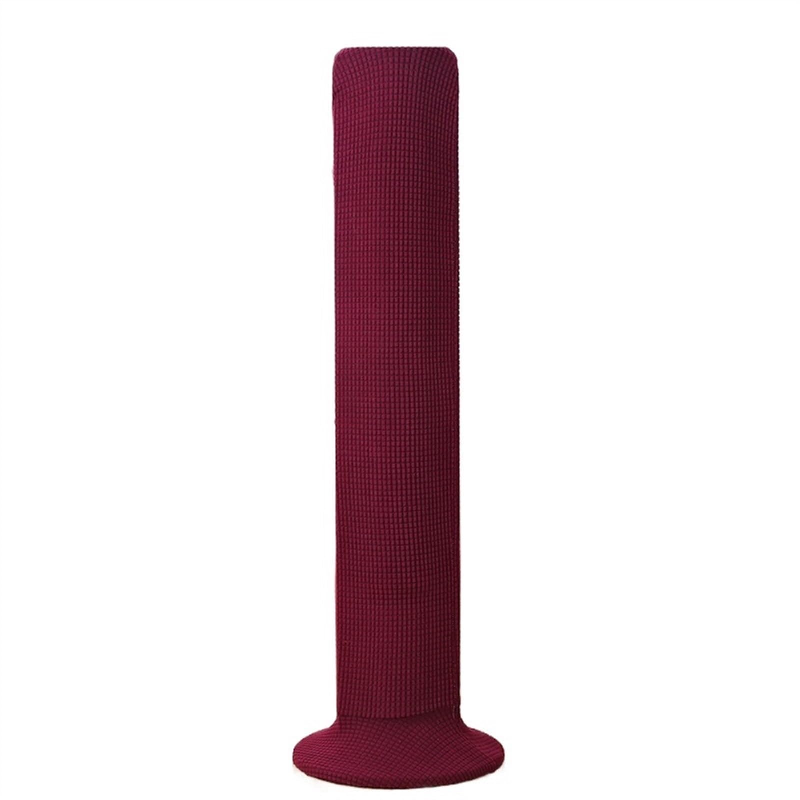 STHOYN Indoor Household Tower Fan Cover Universal Protective Fan Dust Cover Cloth Mounted Modern Electric Fan Mesh Cover(110-125cm,Red)
