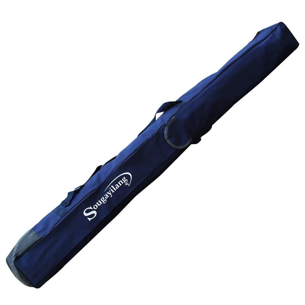 Sougayilang Fishing Rod Case Organizer Pole Storage Bag Fishing Rod and Reel Carrier Bag for Travel 160cm