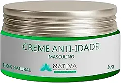 Creme Anti Idade Masculino 30g Anti Rugas Hidratante Facial