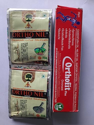 johns Ortho Nil Powder(112 Pouch) with 30GM ORTHOFIT Plus Ointment