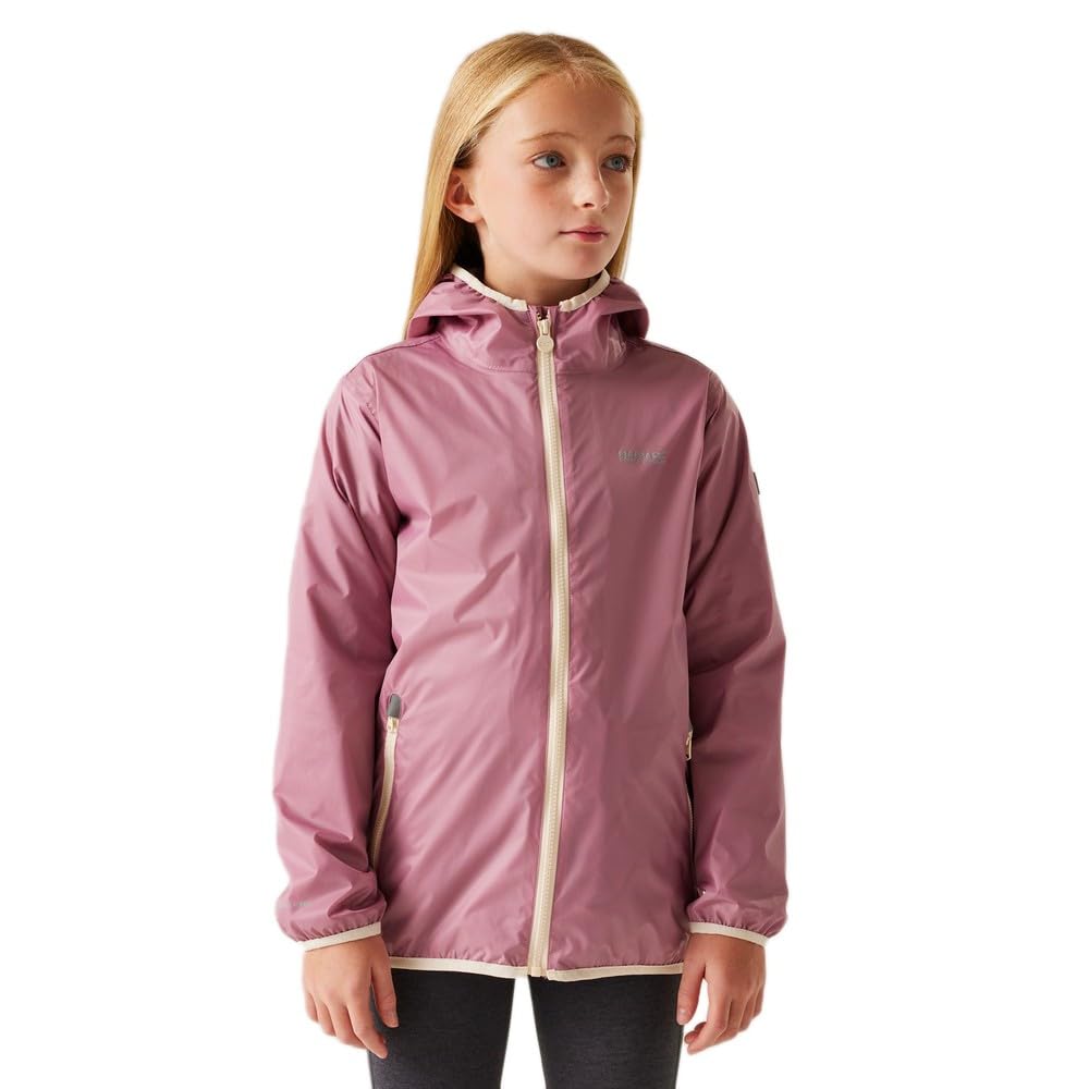Regatta Kids Lever II Jackets Waterproof Shell Packaway, Breathable & Durable - Perfect for Outdoors, Walking, Hiking & Camping