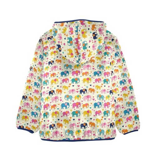 Cute Elephant Boys Fleece Coat,Children's Zip-Up Hoodie Jacket,Baby Warm Fashion Outerwear 3-10T,A1134772
