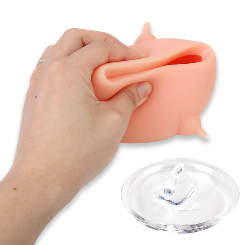 Silicone 3 Tettarelle Simulazione Capezzoli Alimentatore per Animali Domestici Ciotola per Latte A Distributore di per Bevande Infermieristiche per Gattini Neonati