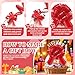 6PCS Pull Bows for Gift Wrapping, 6 Inches Gift Ribbon for Flower Bouquet, Presents Baskets, Easy to Use Birthday Party Decor (Red)