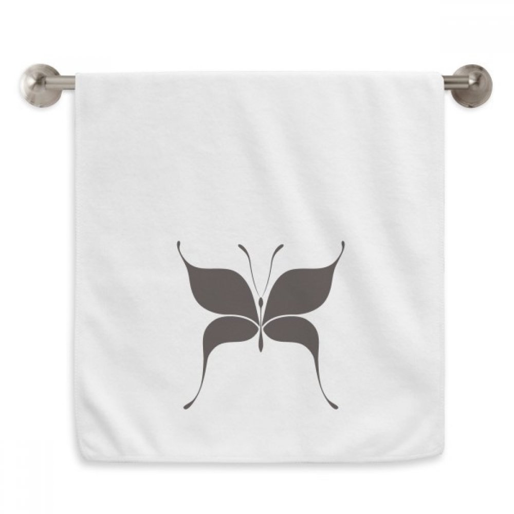 Serviette fée noire papillon résolvant le problème de linge de toilette rêche
