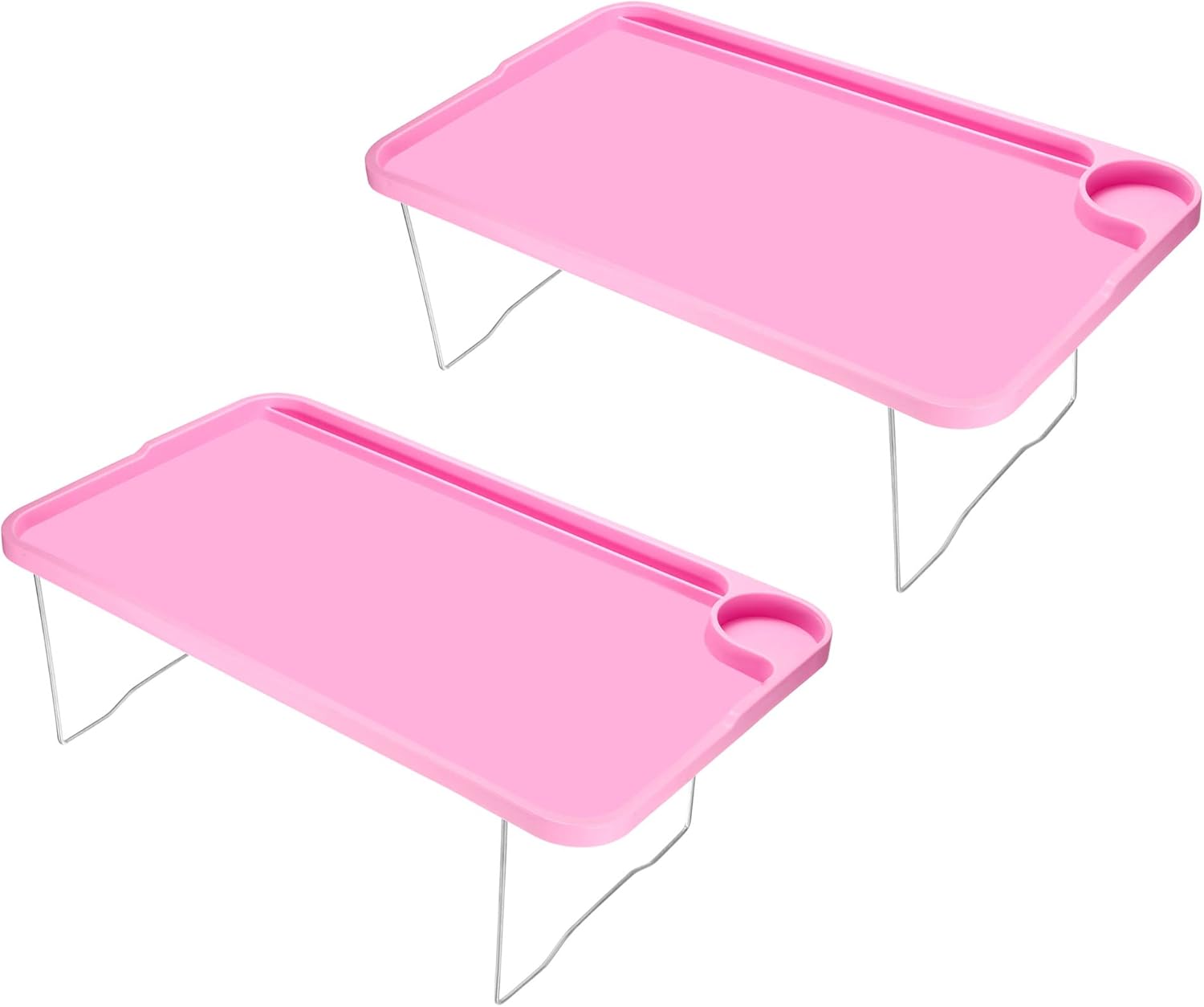 PATIKIL Breakfast Tray Table, 2 Pack Bed Trays with