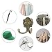 FOGAWA 10 pcs Ganchos Percheros de Pared de Estilo Vintage Doble Gancho...