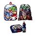 Produktbild Avengers Hulk Iron Captain America Thor 4 Teile Set Rucksack Tasche Kindergarten mit Sticker von Kids4shop