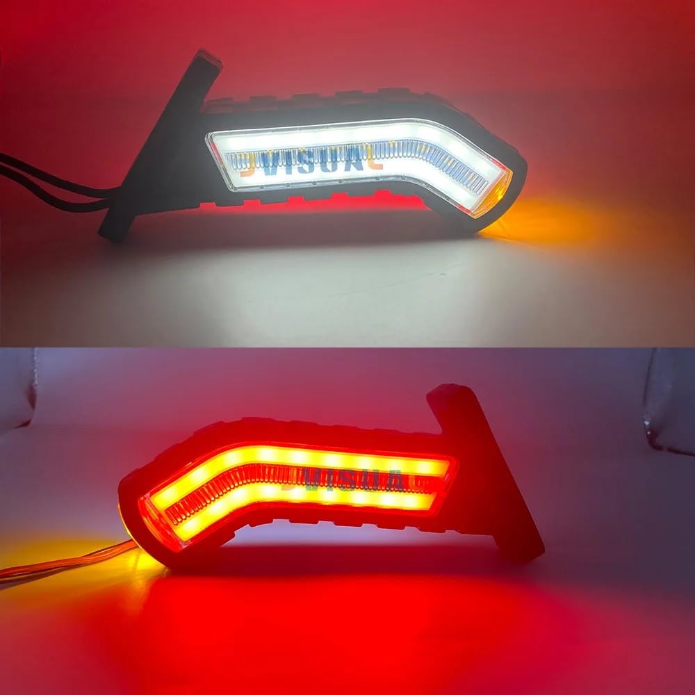 Indicatori Direzione Laterali Per Auto SUV Furgoni Camion Camper Autobus Rimorchio Barca Camion 2 Pezzi/4 Pezzi 12V 24V LED Luci Di Posizione Laterali Che Scorrono Indicatori Di Direzione Lampada(1 pa