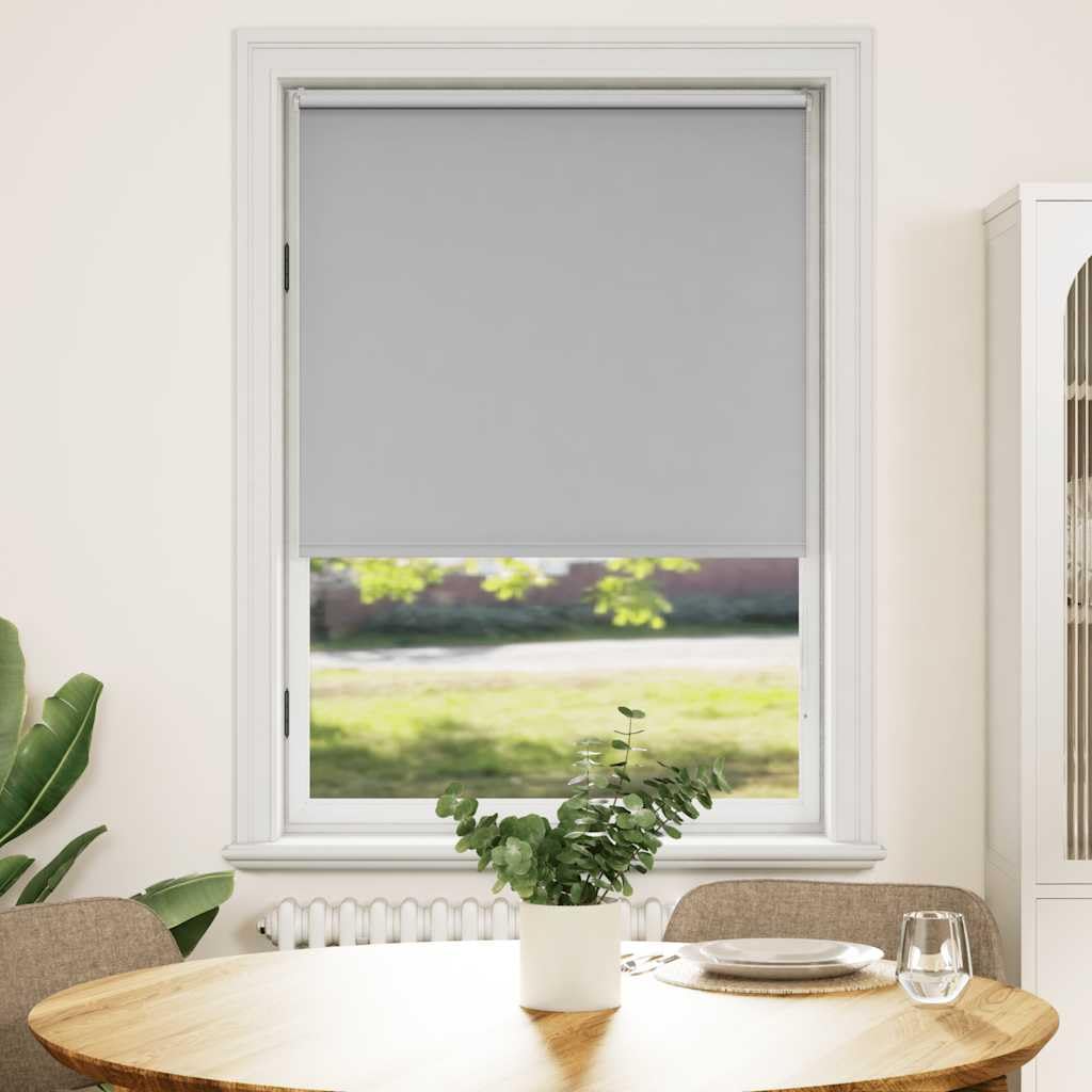 Store Enrouleur occultant 124,4 x 175 cm, Largeur du Tissu 120 cm, Gris, Stores à Rouleau Occultant pour fenêtre Protection de Vie Privée et Soleil pour Maison, intérieur