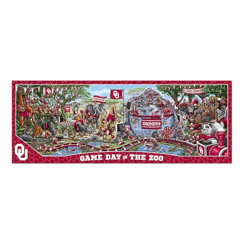Image of YouTheFan NCAA Oklahoma Sooners inchGame Day At The Zoo inch 500 Puzzle