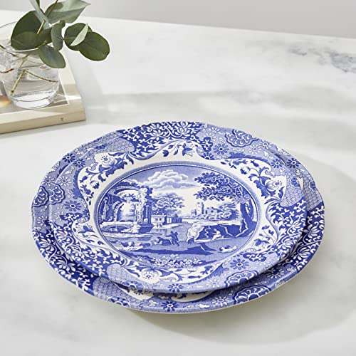 Spode-Blue-Italian-Luncheon-Plates-Set-of-4-9-Inch-Made-of-Earthenware-Dinner-Salad-and-Appetizer-Plate-Serving-Plate-Dishwasher-Safe-Made-in-England