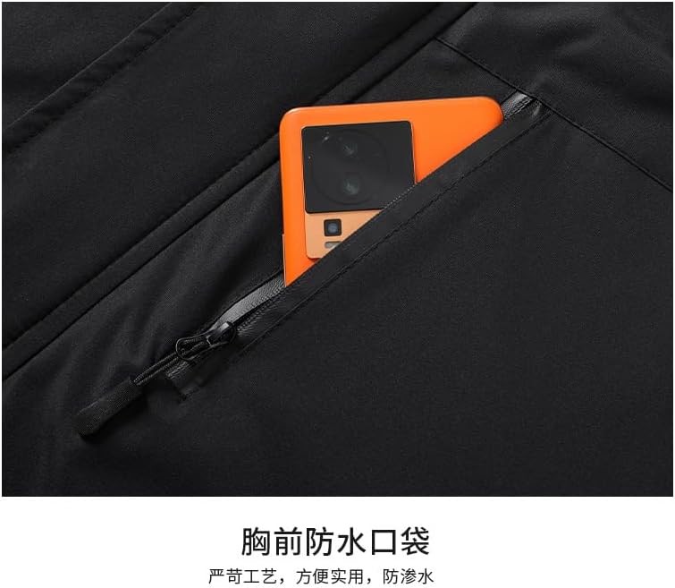 Men's Waterproof Ski Snow Jacket Warm Winter Mountain Rain Jacket Windbreaker Hooded Snowboarding Coat - Image 4